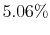  5.06\%