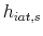  h_{iat,s}
