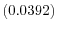  \left( 0.0392\right) 