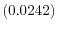  \left( 0.0242\right) 