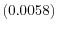  \left(0.0058\right) 
