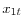  x_{1t}