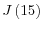  J\left( 15\right) 