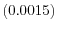  \left( 0.0015\right) 