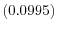  \left( 0.0995\right) 
