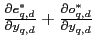  \frac{\partial e_{q,d}^{\ast }}{% \partial y_{q,d}}+\frac{\partial o_{q,d}^{\ast }}{\partial y_{q,d}}