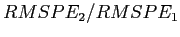  RMSPE_{2}/RMSPE_{1}