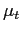  \mu_{t}