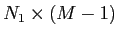  N_{1} \times (M-1)