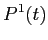 LaTex Encoded Math: \displaystyle P^{1}(t)