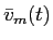  \bar{v}_{m}(t)