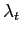 $ \lambda_t$