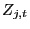 Z_{j,t}