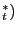 _{t}^{\ast })