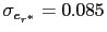 \sigma_{e_{r^*}} = 0.085