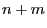 n+m