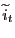 \widetilde{i}_t