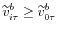 \displaystyle \widetilde{v}_{i\tau }^{b}\geq \widetilde{v}_{0\tau }^{b}