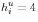 h_i^u =4