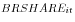 BRSHARE_{it} 