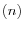 (n)