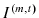  I^{(m,t)}