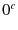  0^{c}