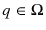  q\in\Omega