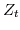  Z_{t}