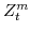  Z^{m}_{t}