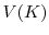  V(K)