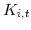  K_{i,t}