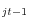 _{jt-1}