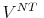  V^{NT} \: