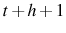  t+h+1