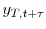  y_{T,t+\tau}