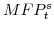  MFP^{s}_{t}