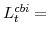  L^{cbi}_{t}=