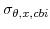  \sigma_{\theta,x,cbi}
