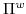  \Pi^{w}