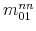  m_{01}^{nn}
