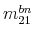  m_{21}^{bn}