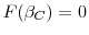  F(\beta _{C})=0