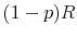  (1-p)R