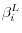 \beta _i^L 