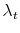 \lambda_t