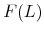  F(L)
