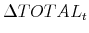  \Delta TOTAL_{t}