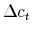  \Delta c_{t}