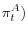 \pi _t^A )
